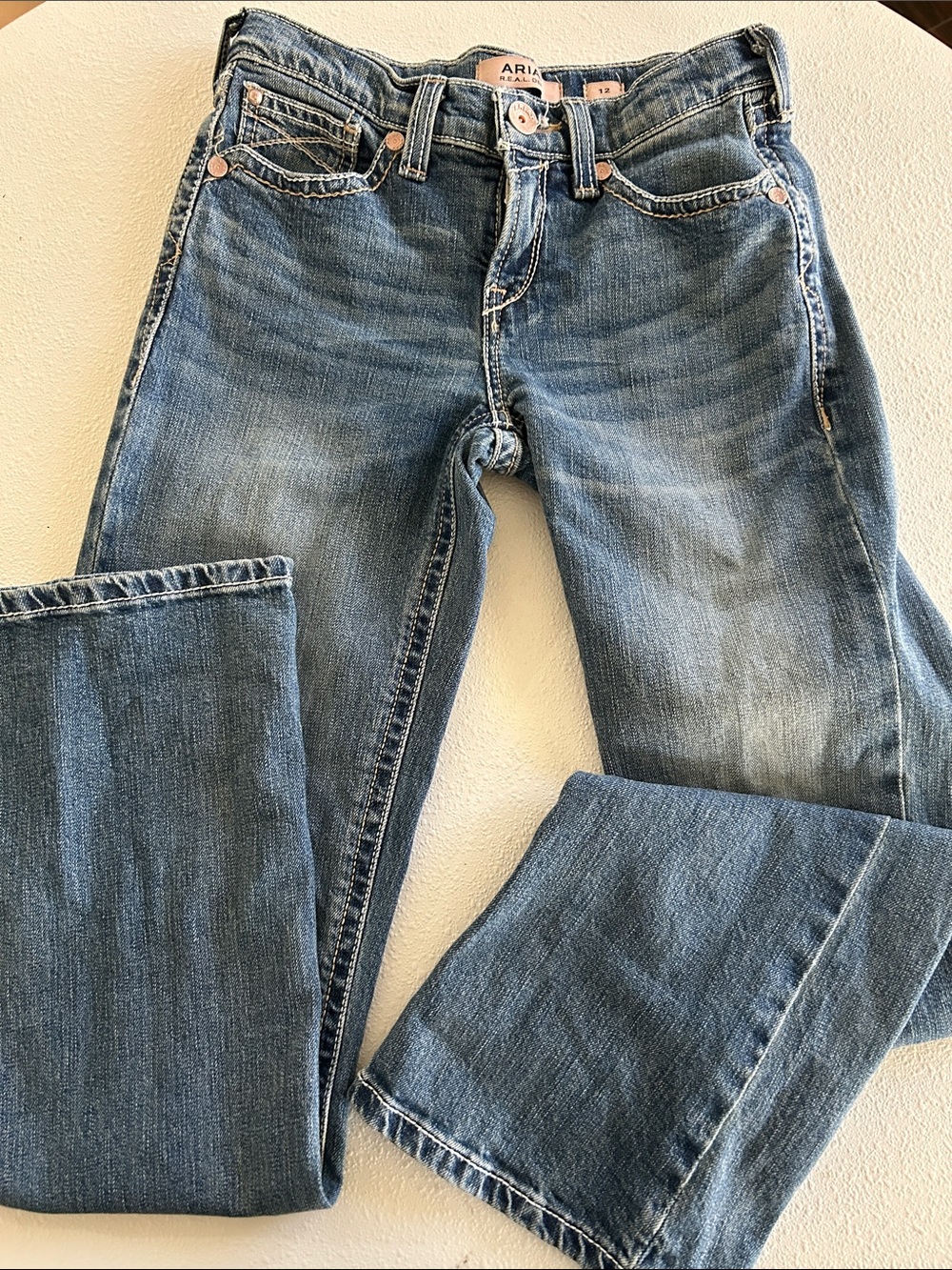 Ariat kids Light Blue Straight Leg Jeans